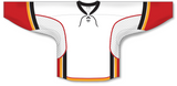 Athletic Knit (AK) H550D 2013 Calgary Flames White Hockey Jersey - PSH Sports