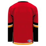 Athletic Knit (AK) H550D 2013 Calgary Flames Red Hockey Jersey - PSH Sports