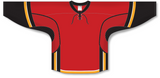 Athletic Knit (AK) H550D 2013 Calgary Flames Red Hockey Jersey - PSH Sports