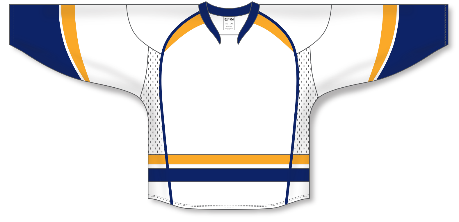 Athletic Knit (AK) H550BY-NAS676B Youth 2017 Nashville Predators White Hockey Jersey X-Large