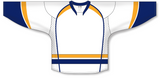 Athletic Knit (AK) H550D 2013 Nashville Predators White Hockey Jersey - PSH Sports