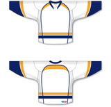 Athletic Knit (AK) H550D 2013 Nashville Predators White Hockey Jersey - PSH Sports