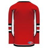 Athletic Knit (AK) H550DA-OTT935D 2009 Adult Ottawa Senators Third Red Hockey Jersey