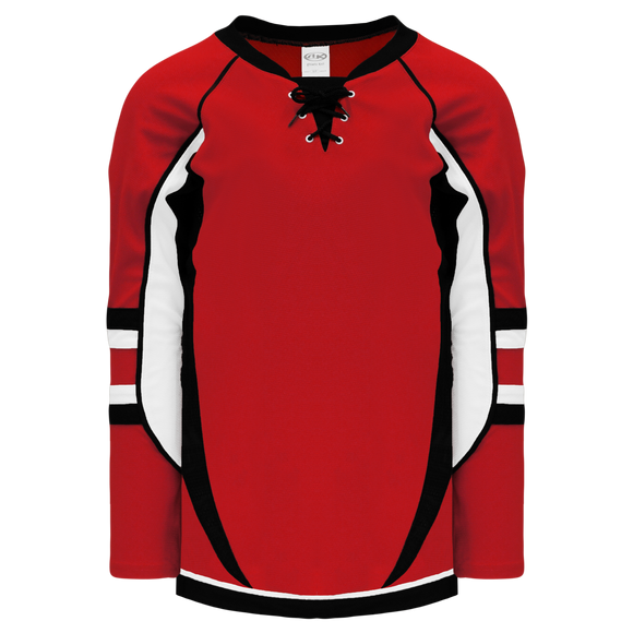 Athletic Knit (AK) H550DA-OTT935D 2009 Adult Ottawa Senators Third Red Hockey Jersey