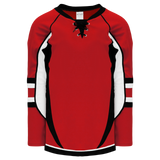 Athletic Knit (AK) H550DY-OTT935D 2009 Youth Ottawa Senators Third Red Hockey Jersey