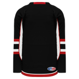 Athletic Knit (AK) H550DA-OTT936D 2009 Adult Ottawa Senators Third Black Hockey Jersey