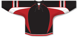 Athletic Knit (AK) H550D 2009 Ottawa Senators Third Black Hockey Jersey - PSH Sports