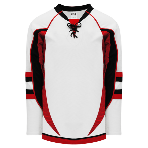 Athletic Knit (AK) H550DA-OTT937D 2009 Adult Ottawa Senators Third White Hockey Jersey