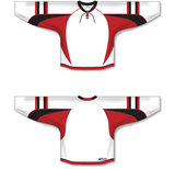 Athletic Knit (AK) H550D 2009 Ottawa Senators Third White Hockey Jersey - PSH Sports
