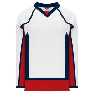 Athletic Knit (AK) H550DY-WAS807D 2008 Youth Washington Capitals White Hockey Jersey