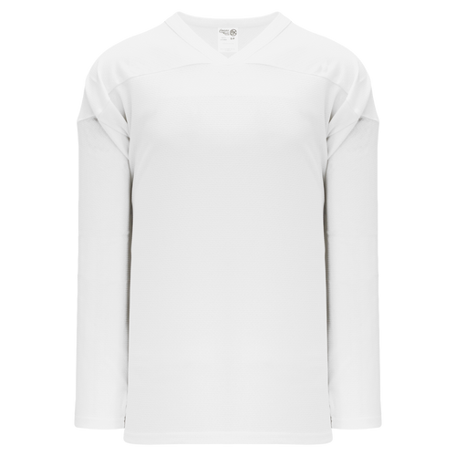 Athletic Knit (AK) H6000Y-000 Youth White Practice Hockey Jersey - PSH Sports