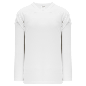 Athletic Knit (AK) H6000A-000 Adult White Practice Hockey Jersey