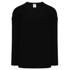 Athletic Knit (AK) H6000A-001 Adult Black Practice Hockey Jersey