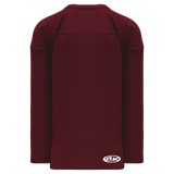 Athletic Knit (AK) H6000A-009 Adult Maroon Practice Hockey Jersey