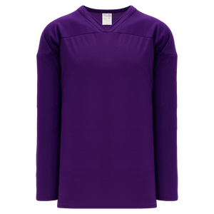 Athletic Knit (AK) H6000A-010 Adult Purple Practice Hockey Jersey