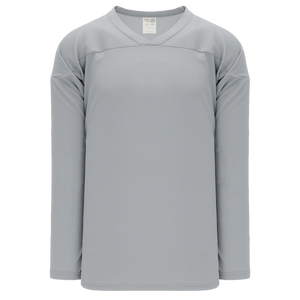 Athletic Knit (AK) H6000A-012 Adult Grey Practice Hockey Jersey