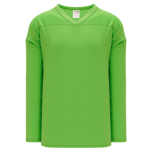 Athletic Knit (AK) H6000A-031 Adult Lime Green Practice Hockey Jersey - PSH Sports