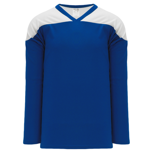 Athletic Knit (AK) H6100A-206 Adult Royal Blue/White League Hockey Jersey - PSH Sports