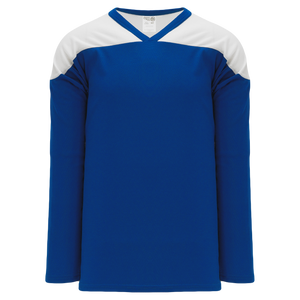 Athletic Knit (AK) H6100A-206 Adult Royal Blue/White League Hockey Jersey