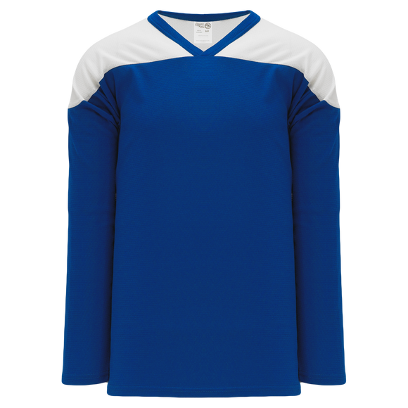 Athletic Knit (AK) H6100A-206 Adult Royal Blue/White League Hockey Jersey