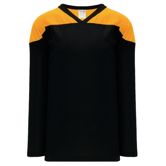 Black and gold hockey jersey shop