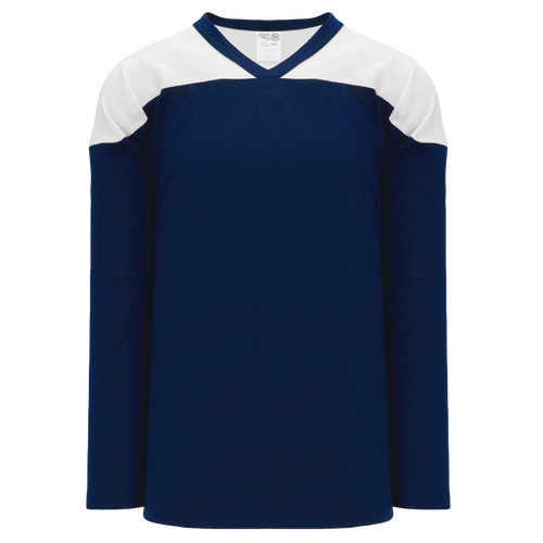 Athletic Knit (AK) H6100Y-216 Youth Navy/White League Hockey Jersey - PSH Sports