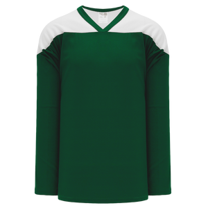 Athletic Knit (AK) H6100Y-260 Youth Dark Green/White League Hockey Jersey