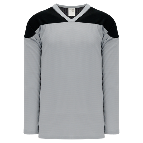 Athletic Knit (AK) H6100Y-822 Youth Grey/Black League Hockey Jersey - PSH Sports