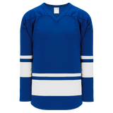 Athletic Knit (AK) H6400Y-206 Youth Royal Blue/White League Hockey Jersey