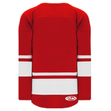 Athletic Knit (AK) H6400A-208 Adult Red/White League Hockey Jersey