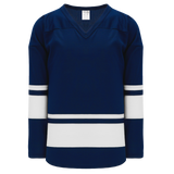 Athletic Knit (AK) H6400Y-216 Youth Navy/White League Hockey Jersey