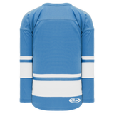 Athletic Knit (AK) H6400Y-227 Youth Sky Blue/White League Hockey Jersey
