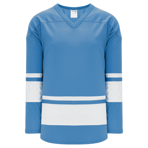 Athletic Knit (AK) H6400Y-227 Youth Sky Blue/White League Hockey Jersey - PSH Sports