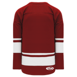 Athletic Knit (AK) H6400Y-250 Youth AV Red/White League Hockey Jersey