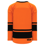 Athletic Knit (AK) H6400Y-263 Youth Orange/Black League Hockey Jersey