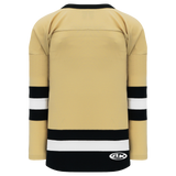 Athletic Knit (AK) H6500Y-281 Youth Vegas Gold/Black/White League Hockey Jersey
