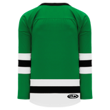 Athletic Knit (AK) H6500Y-440 Youth Kelly Green/White/Black League Hockey Jersey