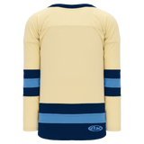 Athletic Knit (AK) H6500A-545 Adult Sand/Navy/Sky Blue League Hockey Jersey