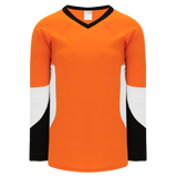 Athletic Knit (AK) H6600Y-330 Youth Orange/Black/White League Hockey Jersey