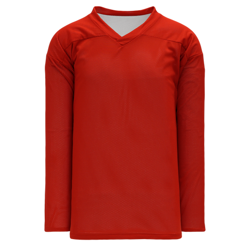 Athletic Knit (AK) H686Y-208 Youth Red/White Reversible Practice Hockey Jersey - PSH Sports