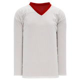 Athletic Knit (AK) H686A-208 Adult Red/White Reversible Practice Hockey Jersey