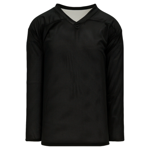 Athletic Knit (AK) H686A-221 Adult Black/White Reversible Practice Hockey Jersey - PSH Sports
