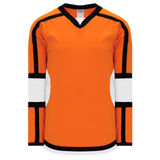 Athletic Knit (AK) H7000A-330 Adult Orange Select Hockey Jersey