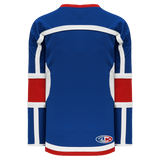 Athletic Knit (AK) H7000A-333 Adult Royal Blue Select Hockey Jersey