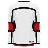 Athletic Knit (AK) H7000Y-415 Youth White/Black/Red Select Hockey Jersey