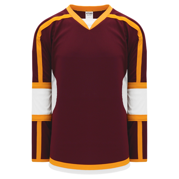 Athletic Knit (AK) H7000A-430 Maroon Select Adult Hockey Jersey