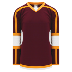 Athletic Knit (AK) H7000A-430 Maroon Select Adult Hockey Jersey - CLOSEOUT