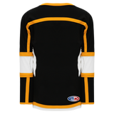 Athletic Knit (AK) H7000A-437 Adult Black/Gold Select Hockey Jersey