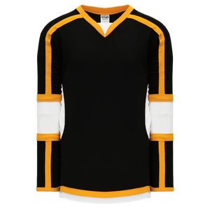 Athletic Knit (AK) H7000Y-437 Youth Black/Gold Select Hockey Jersey