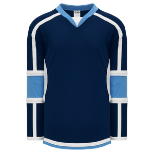 Athletic Knit (AK) H7000A-761 Adult Navy/Sky Blue Select Hockey Jersey